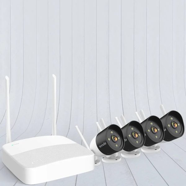 Tenda K4W-3TC 4 Channel Wireless HD Video Security Kit