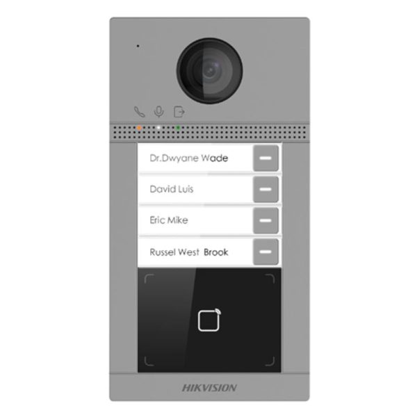 4Buttons Metal Villa Door Station DS-KV8413-WME1(C)