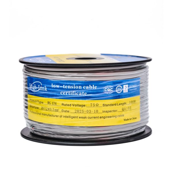 High-Link RG174 Coaxial Cable 100M Rolls